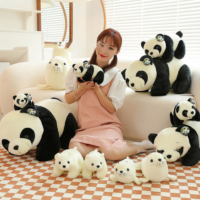 Cute Panda Polar Bear Doll Plush Toys | Magic Stories