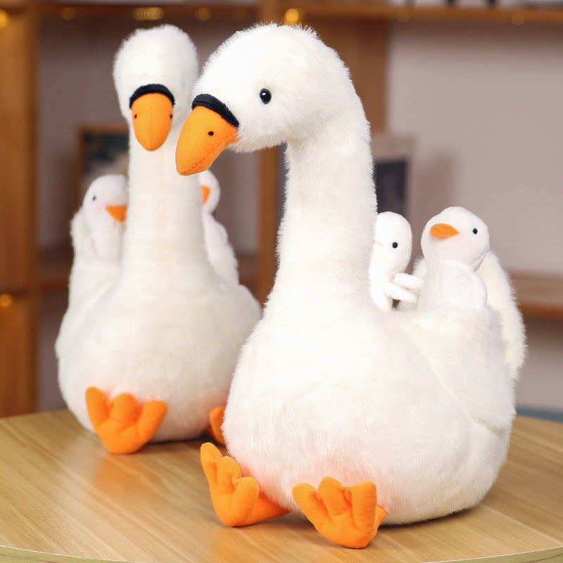 Fashion Mother And Son Goose Doll Plush Toys | Magic Stories