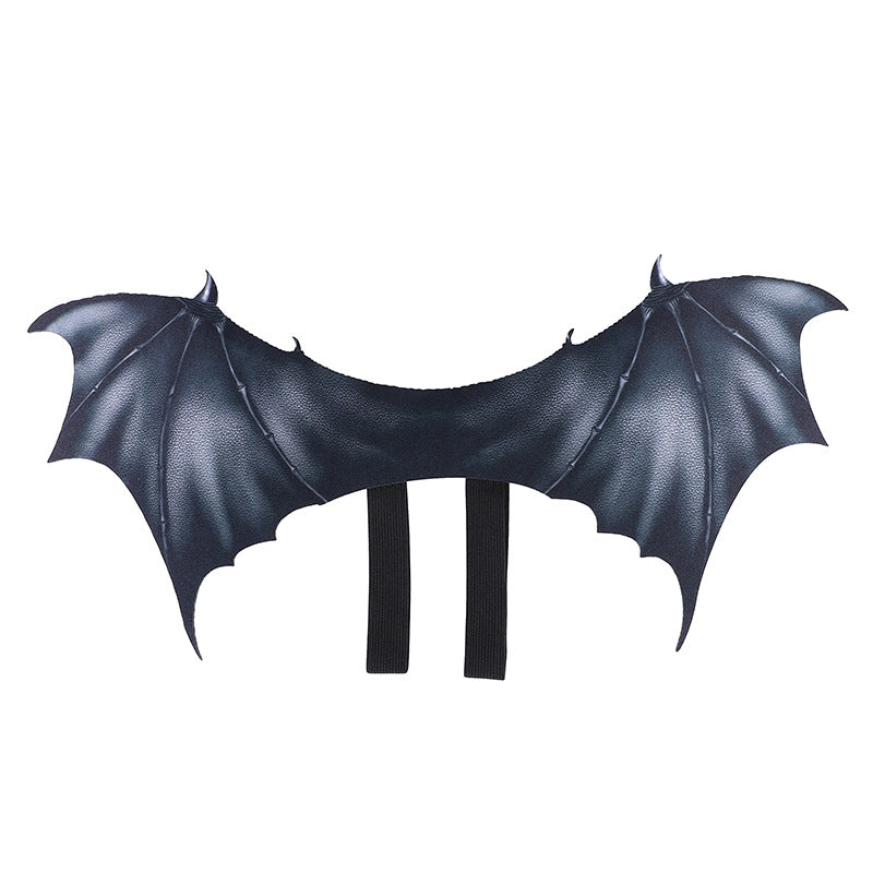Halloween Pet Party Decoration Cat Ghost Festival Dress Up Costume Dog Bat Wings — detail