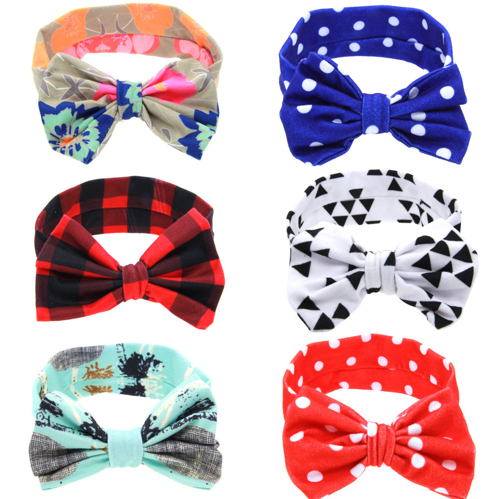 Baby Bowknot Bunny Ears Hair with Headband | Magic Stories