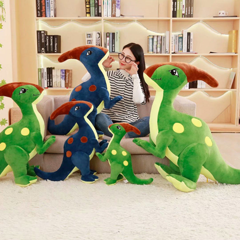 Dinosaur plush toy — Green or Blue, 55–120 cm