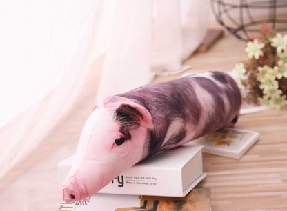 Pig Soft Stuffed Plush Body Pillow Cushion Toy — back view