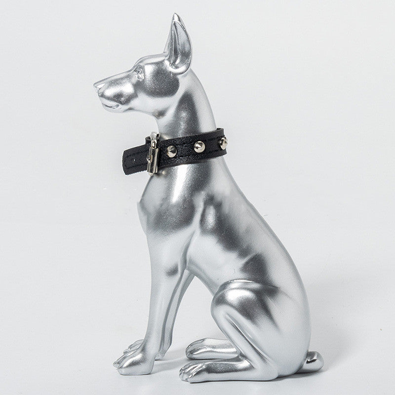Doberman Sculpture — side view