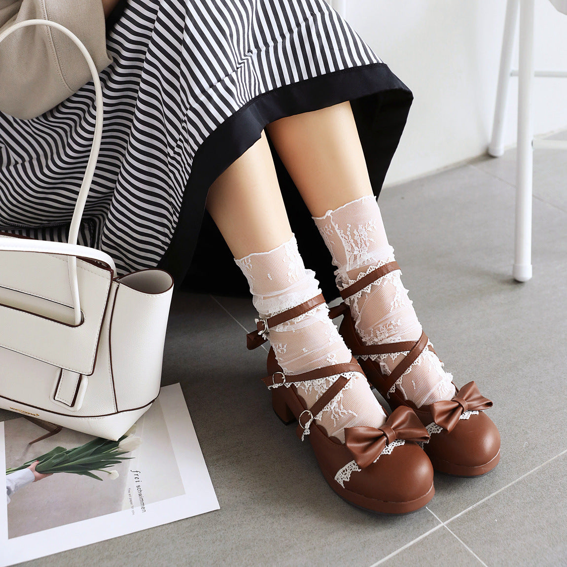 Princess Women's Platform Chunky Heel Buckle | Magic Stories