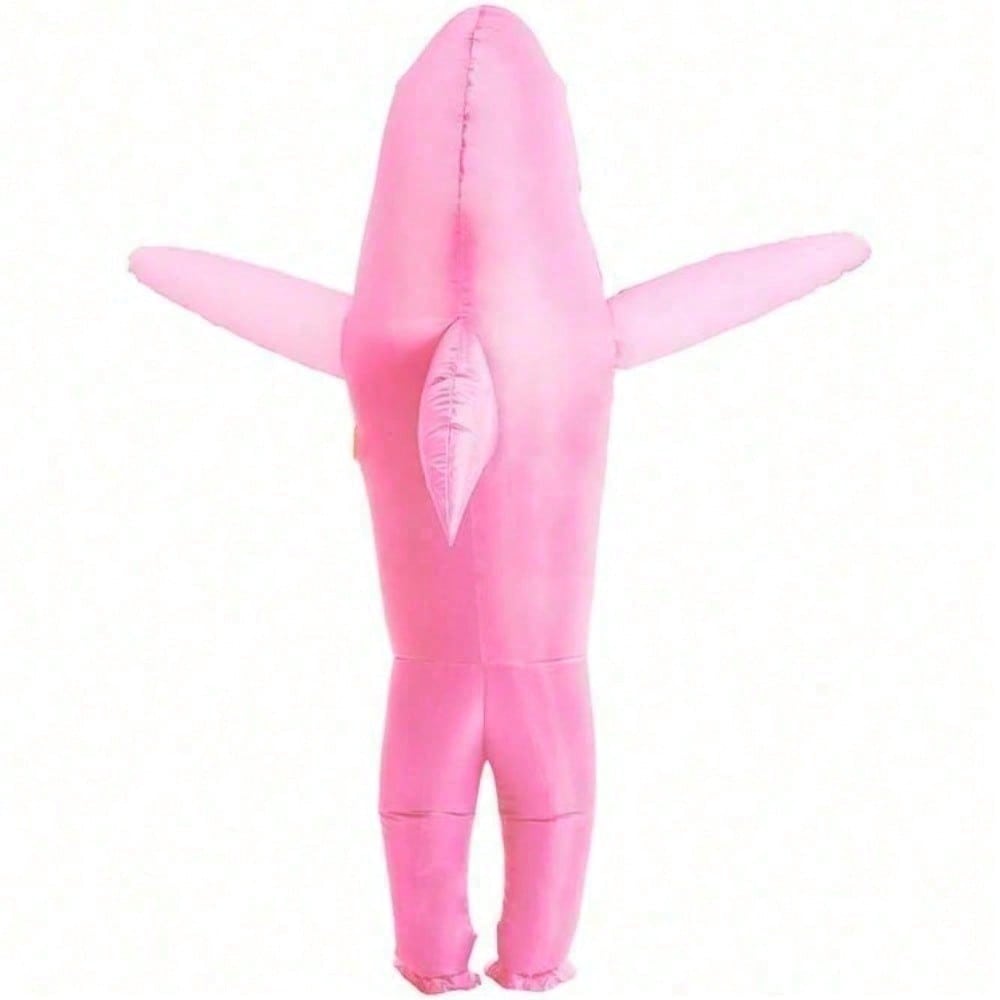 Perfect Valentine Gift, Shark Inflatable Costume, Adult Blow Up Halloween Party Outfit, Funny Group — scale reference