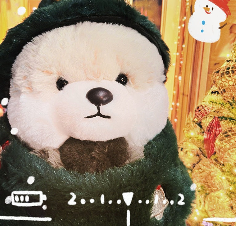 Dachshund Plush Toy, Otter Plush Toy — detail