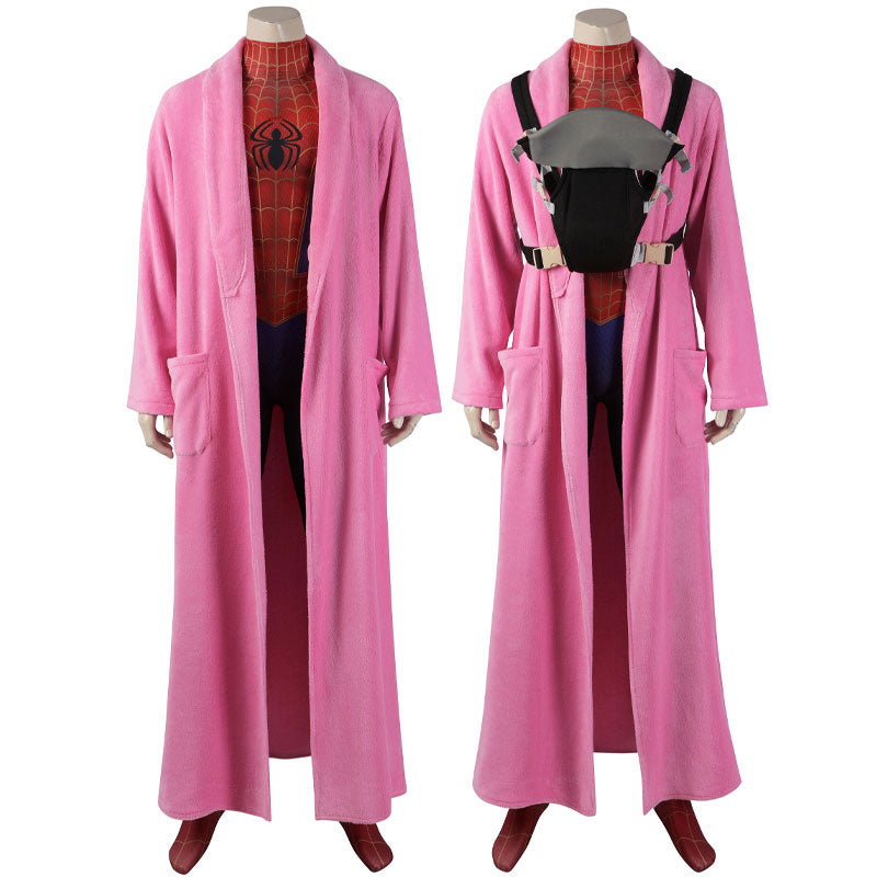 Spider-Man: Across The Spider-Verse Peter Parker Jumpsuit Cosplay Costumes — back view