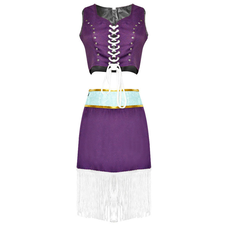 One Piece Nico Robin Arabasta Outfit Cosplay Costume — scale reference