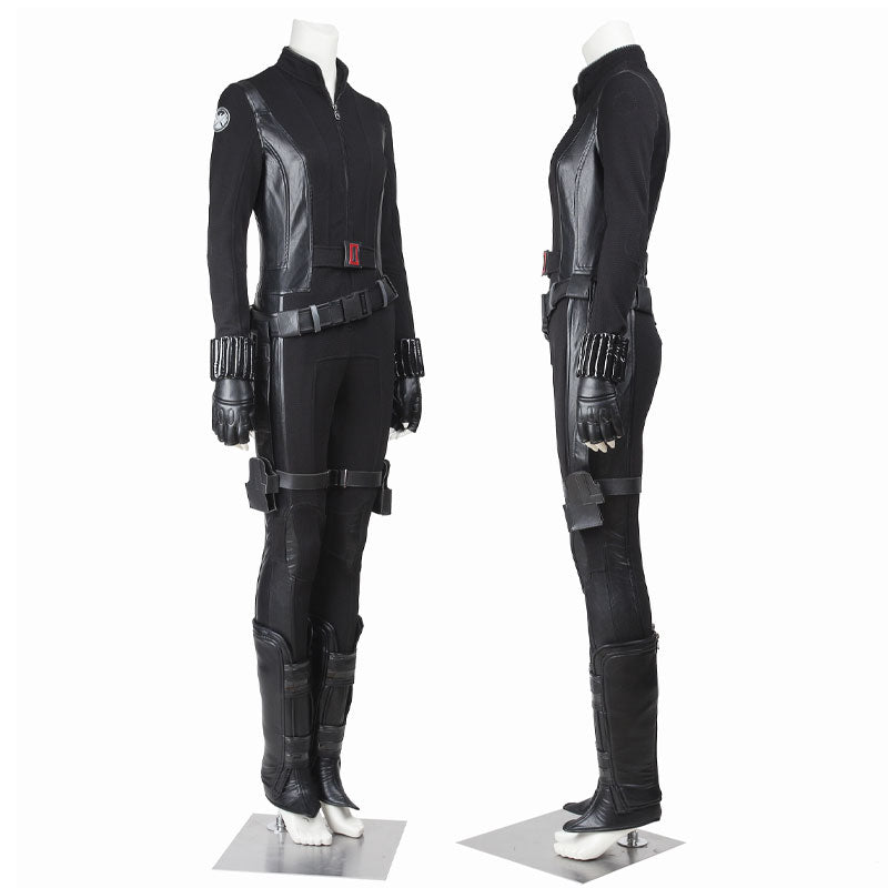 Captain America: The Winter Soldier Black Widow Cosplay Costumes — back view