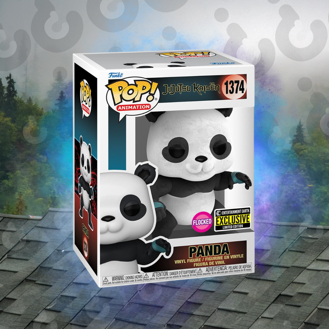 Panda Flocked Funko Pop! - Entertainment Earth Exclusive