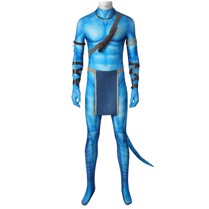 Avatar 2 The Way of Water Jake Sully Cosplay Costume — back view