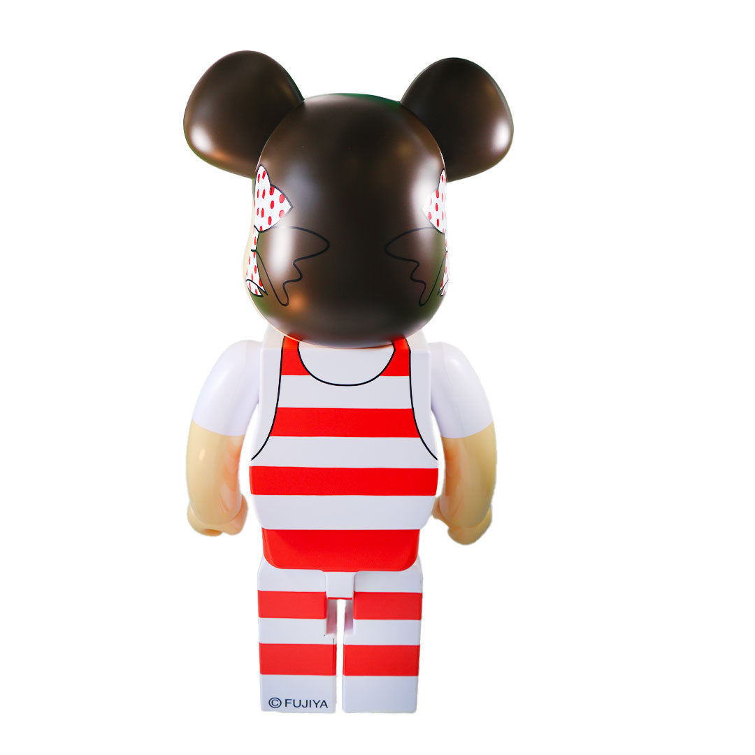 1000% Bearbrick Pekochan Milky Tricorn Hat Design — detail