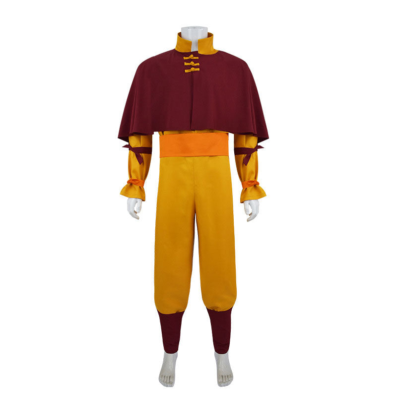 Avatar: The Last Airbender Aang Fullset Cosplay Costume — back view