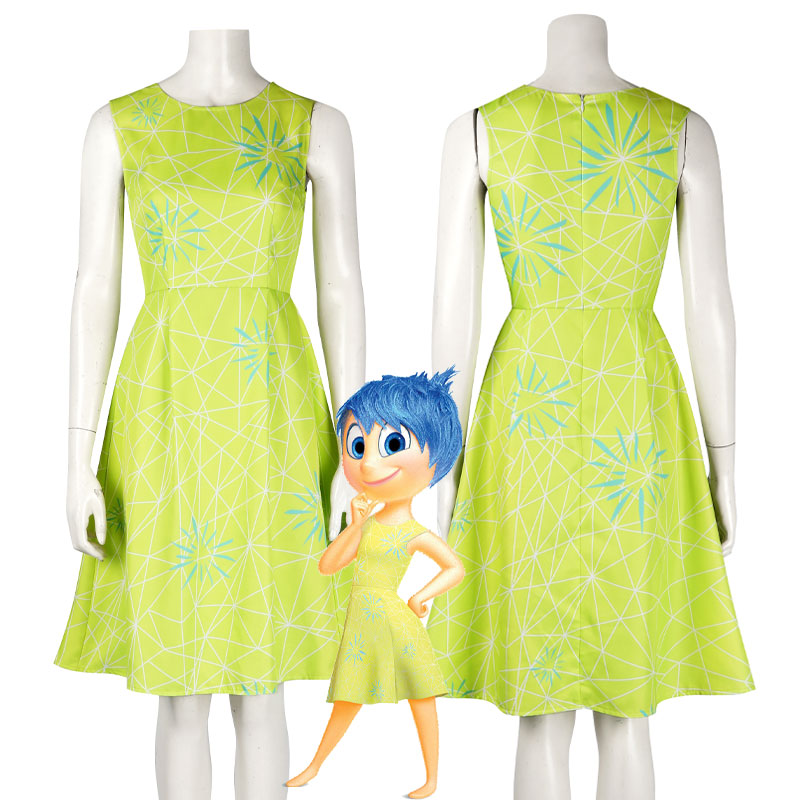 Inside Out 2 Joy Cosplay Costumes — back view