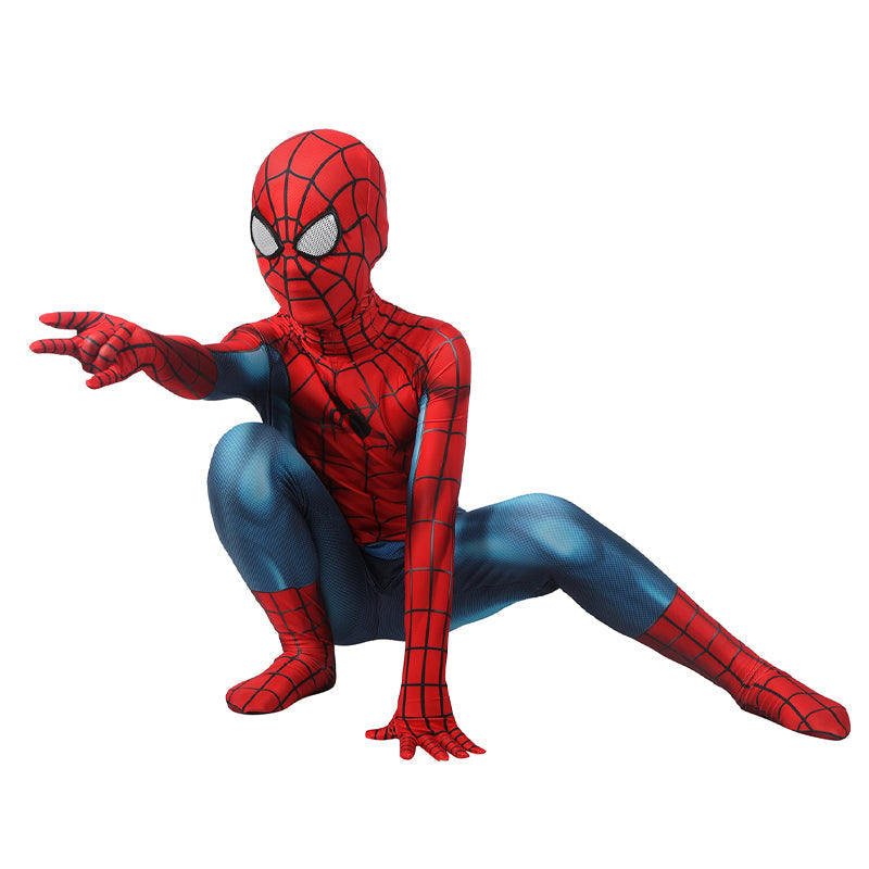 Spider-Man 3 No Way Home Peter Parker Classic Suit Kids Jumpsuit Cosplay Costumes - Magic Stories