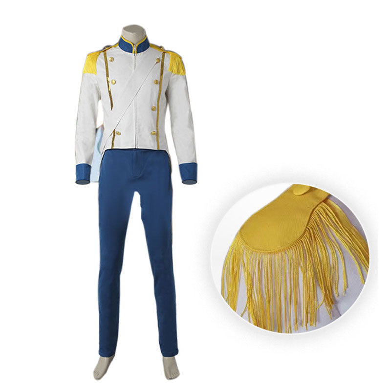 The Little Mermaid Prince Eric Cosplay Costume — back view