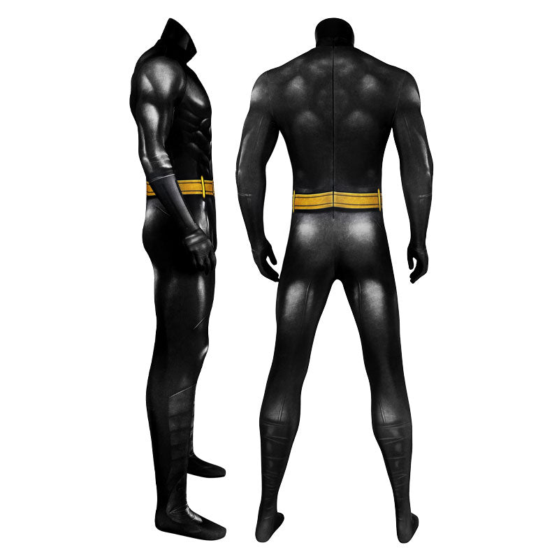 The Flash 2023 Batman Black Jumpsuit Cosplay Costume — back view