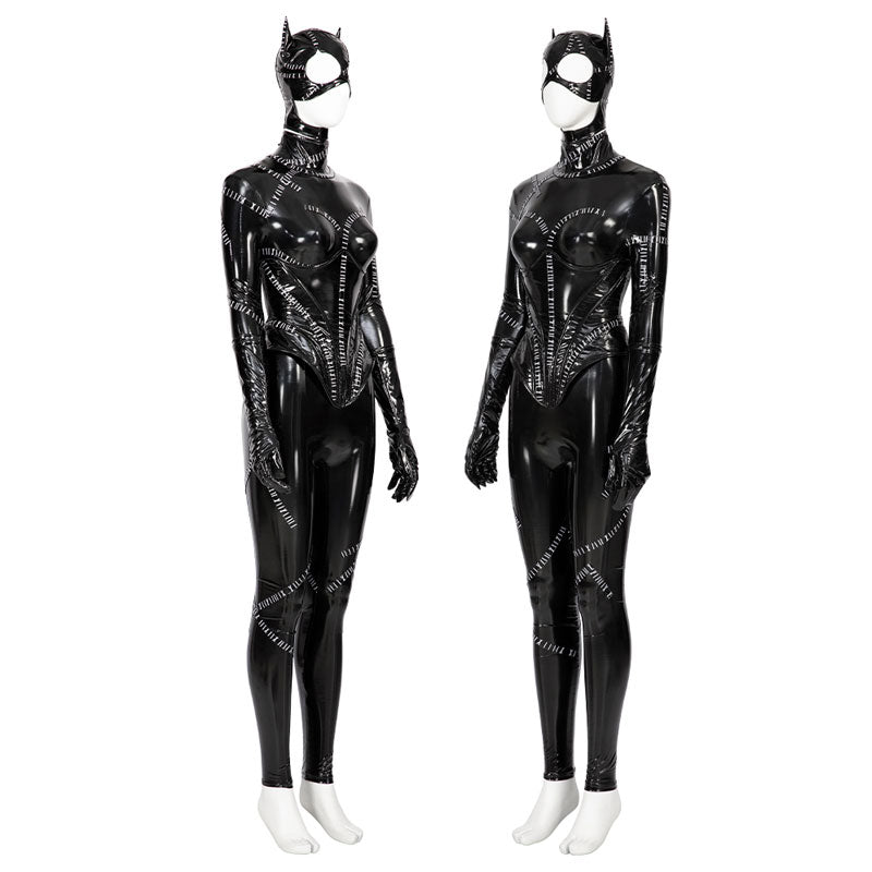 Batman Returns Catwoman Selina Kyle Cosplay Costume — back view