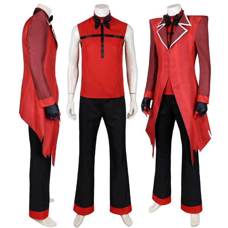 Hazbin Hotel Alastor Fullset Cosplay Costume — back view