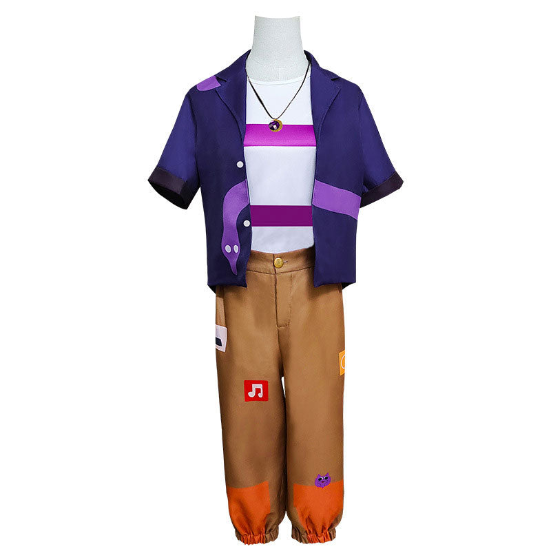 The Owl House Season 3 Luz Noceda Uniform Cosplay Costumes — back view