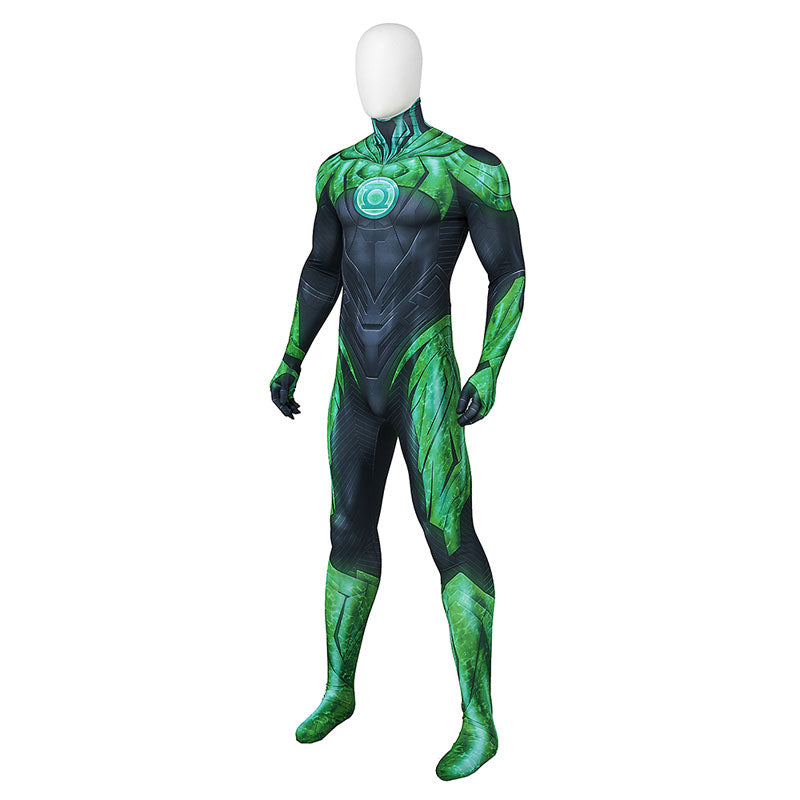 Suicide Squad Green Lantern Jumpsuit Cosplay Costume — back view