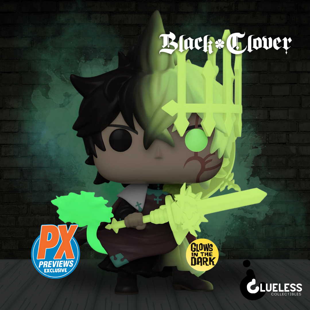 Yuno Spirit of Zephyr Glow-in-the-Dark Funko Pop-PX Previews Exclusive! — back view