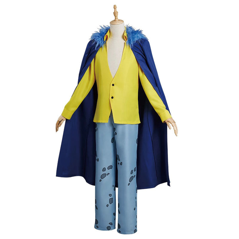 One Piece Trafalgar Law Cosplay Costume — back view