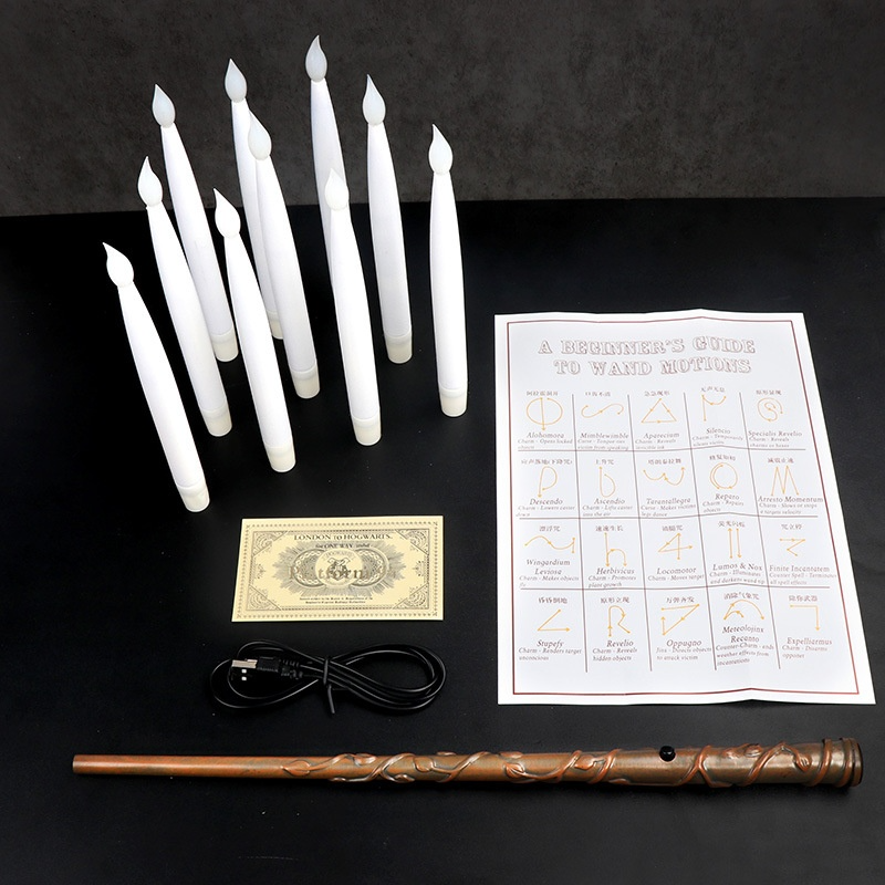 LED Candles with Magic Wand | Remote Flickering