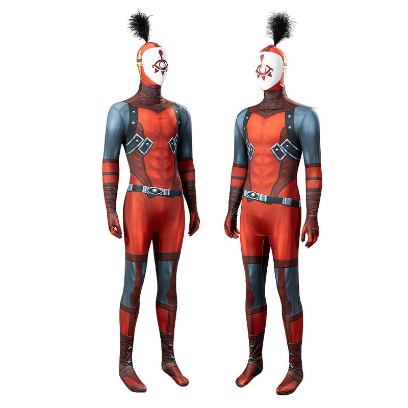 Zelda: Tears of the Kingdom Yiga Clan Cosplay Costume — back view