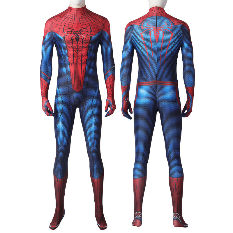 Spider-Man PS5 Amazing Suit Jumpsuit Cosplay Costumes — back view