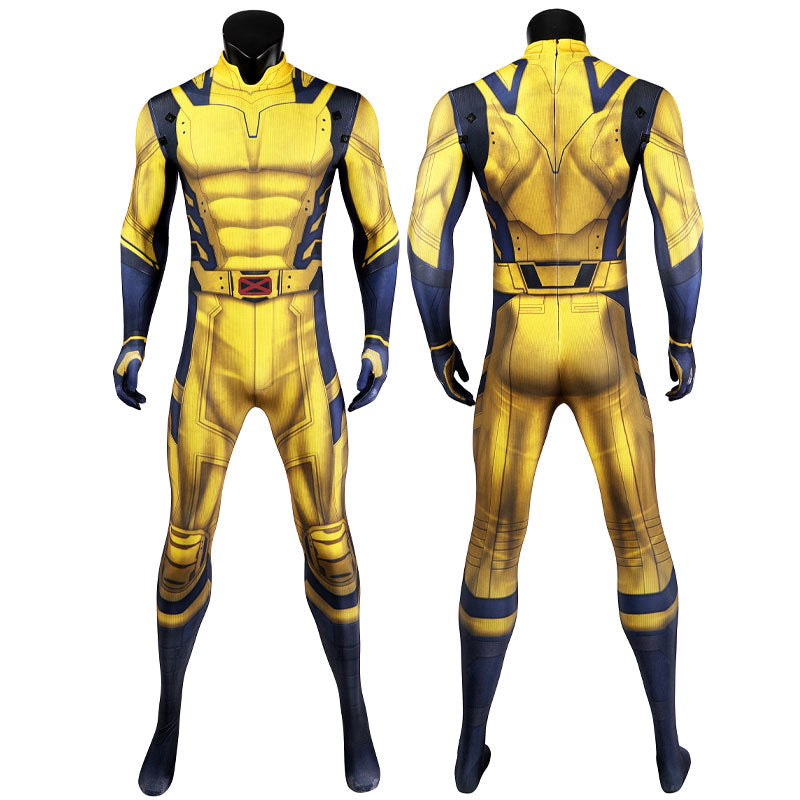 Deadpool 3 Wolverine Jumpsuit Cosplay Costumes — back view