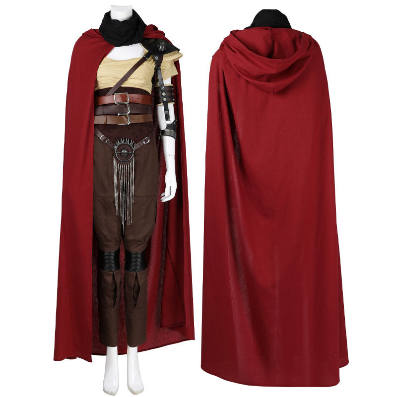 Furiosa: A Mad Max Saga Imperator Furiosa Cosplay Costumes With Cloak — back view