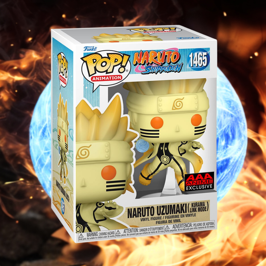 Naruto Uzumaki Kuruma Link Mode Funko Pop (Chase Bundle) - AAA Anime Exclusive — side view