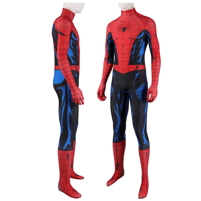 The Amazing Spider-Man Peter Parker Jumpsuits Cosplay Costume — back view
