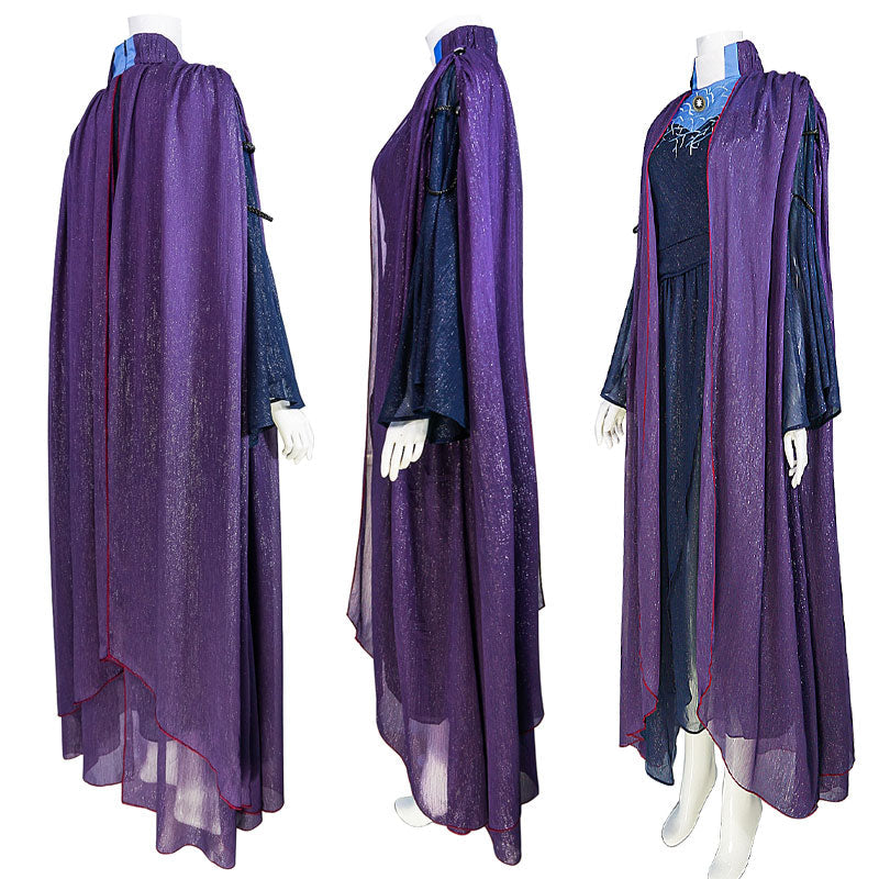 WandaVision Agatha Harkness Cosplay Costume — back view