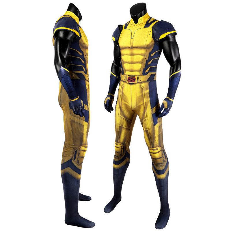 Deadpool & Wolverine Sleeveless Jumpsuit Cosplay Costume — back view