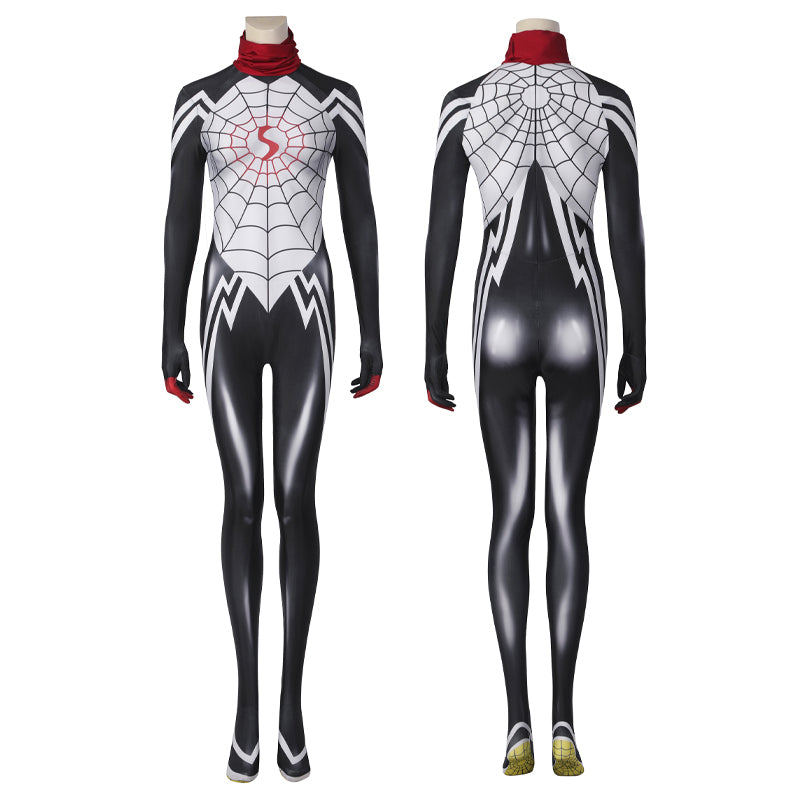 The Amazing Spider-Man Silk Cindy Moon Cosplay Costume — back view