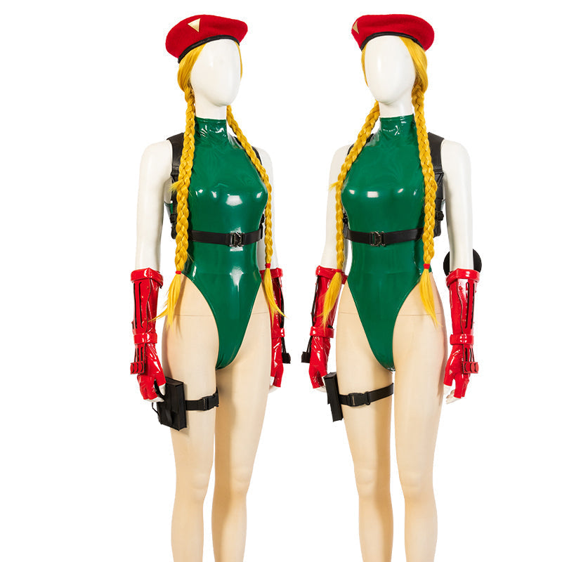 Street Fighter X Tekken Cammy Cosplay Costumes — back view