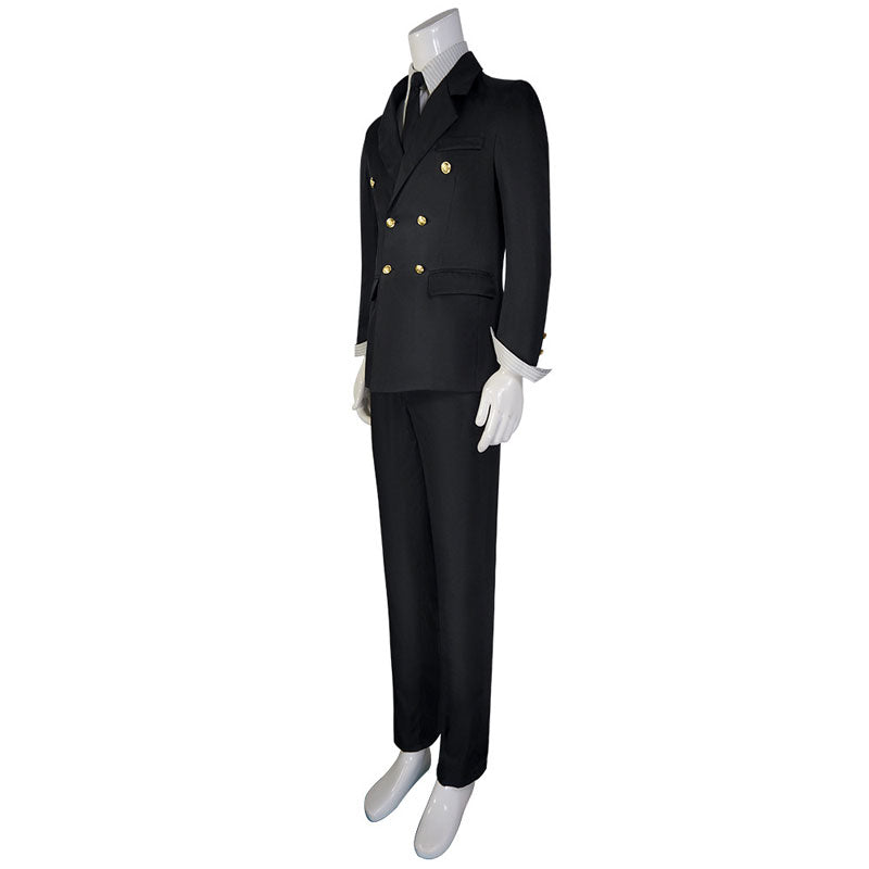 One Piece Vinsmoke Sanji Cosplay Costumes — back view