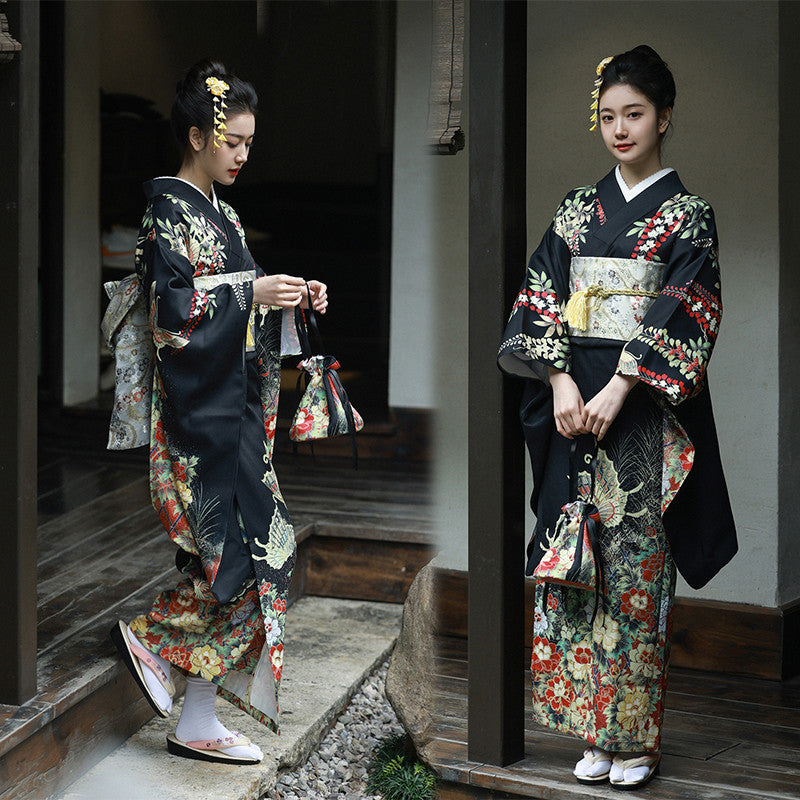 Japanese Modified Kimono Women's Formal Traditional Dress