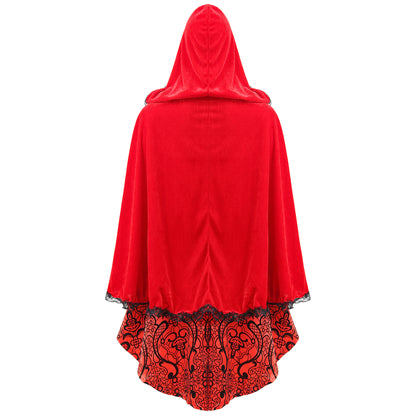 Halloween Jacquard Cloak Little Red Riding | Magic Stories
