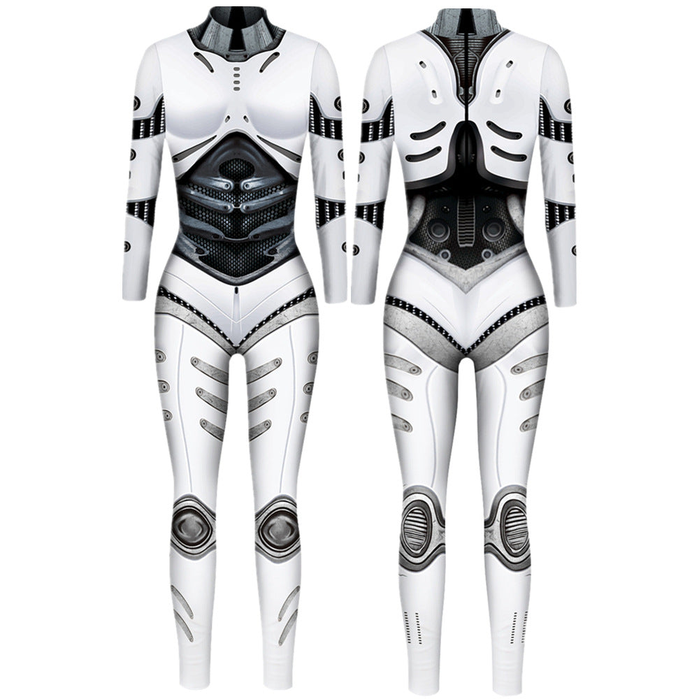 Robot Bodysuit Bodysuit Halloween Sexy — scale reference