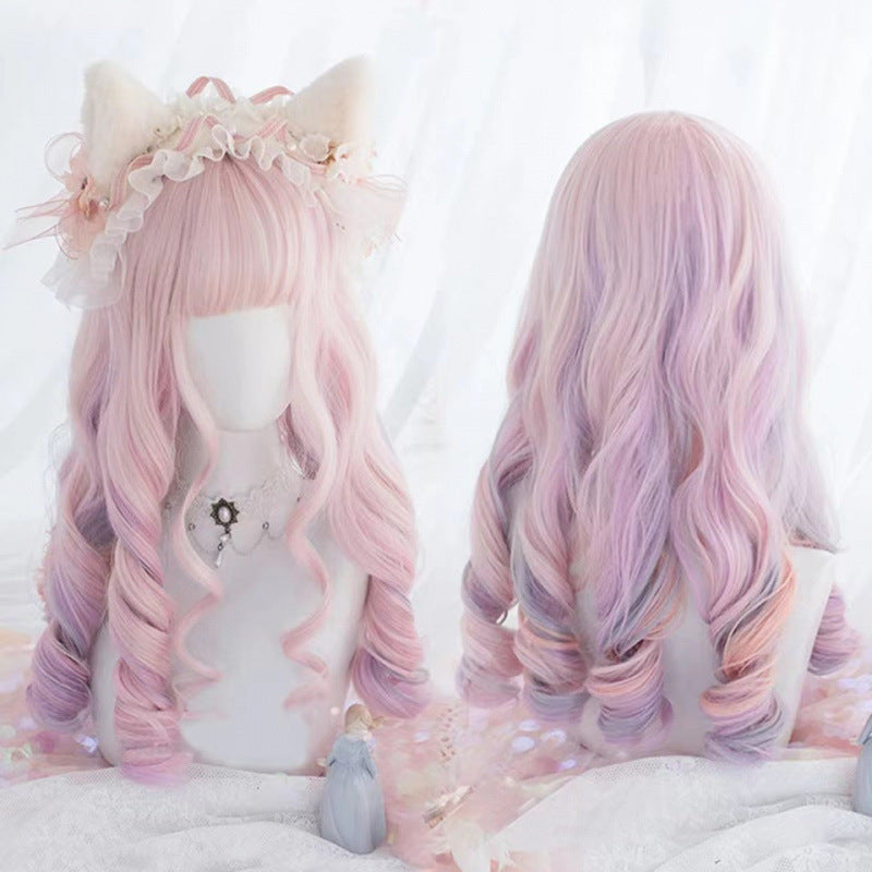 Creative And Versatile Japanese-style Lolita Long Curly Cosplay Wig