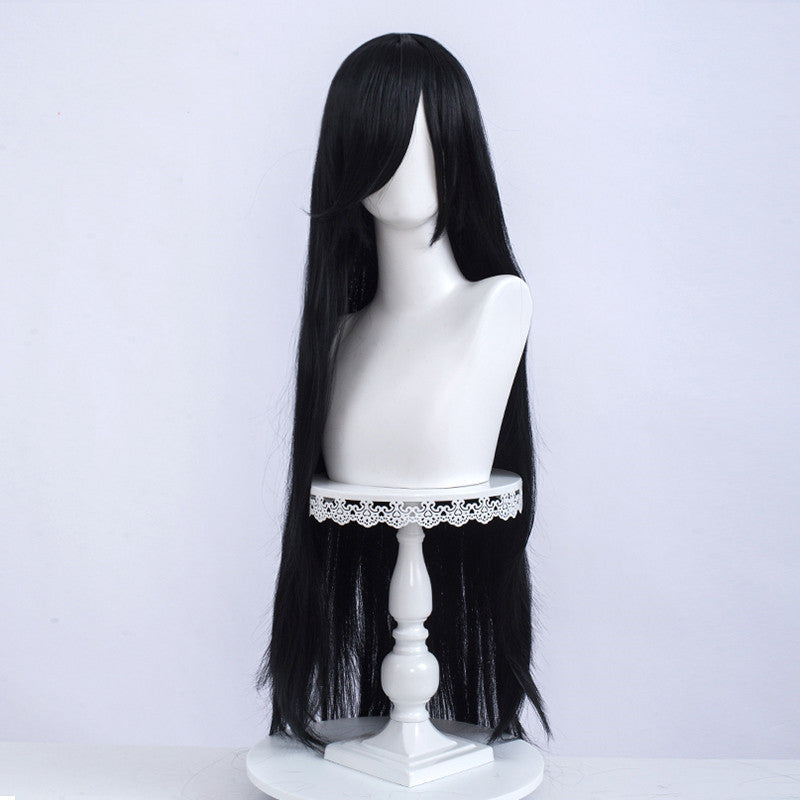 Long Bangs Multi-color Cosplay Wig Headgear — side view