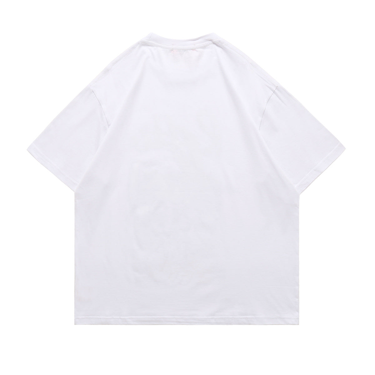 Cartoon Anime Loose T-shirt Round Neck Pullover Leisure Short Sleeve — scale reference