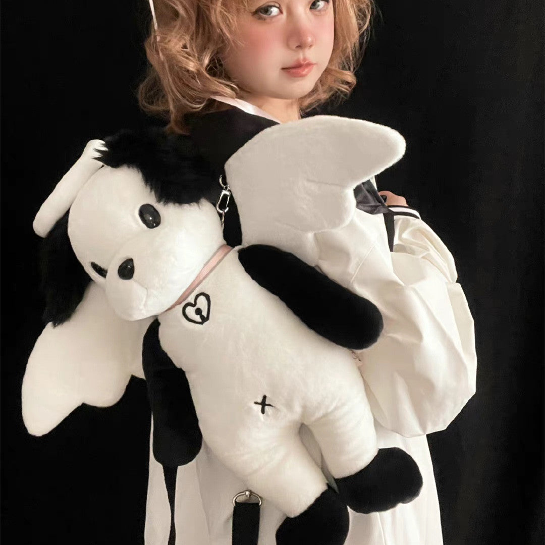 Angel Dog Plush Doll Backpack | Magic Stories
