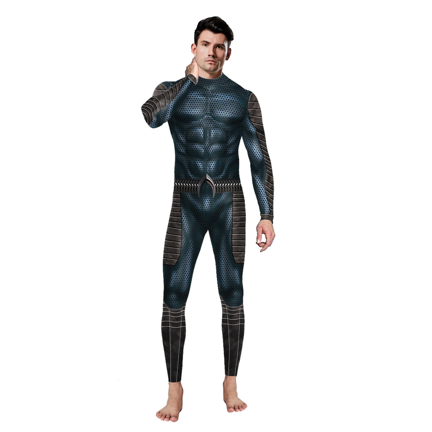 Autumn Halloween Costume Digital Printing Role-playing Tights — back view