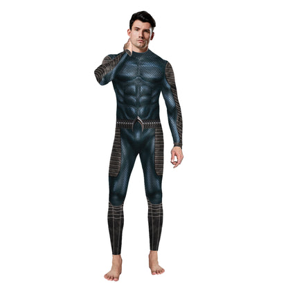 Autumn Halloween Costume Digital Printing Role-playing Tights — back view