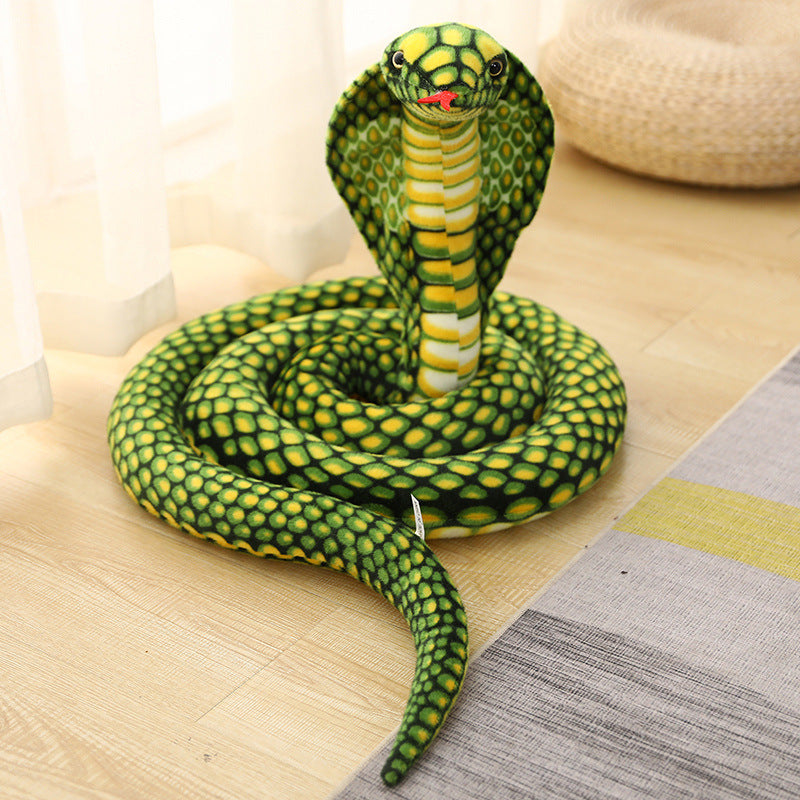 Cartoon Big Snake Plush Toy Large Snake Doll | Magic Stories