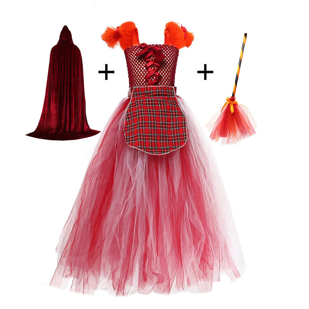 Halloween Costume Witch Children Dress Cloak | Magic Stories